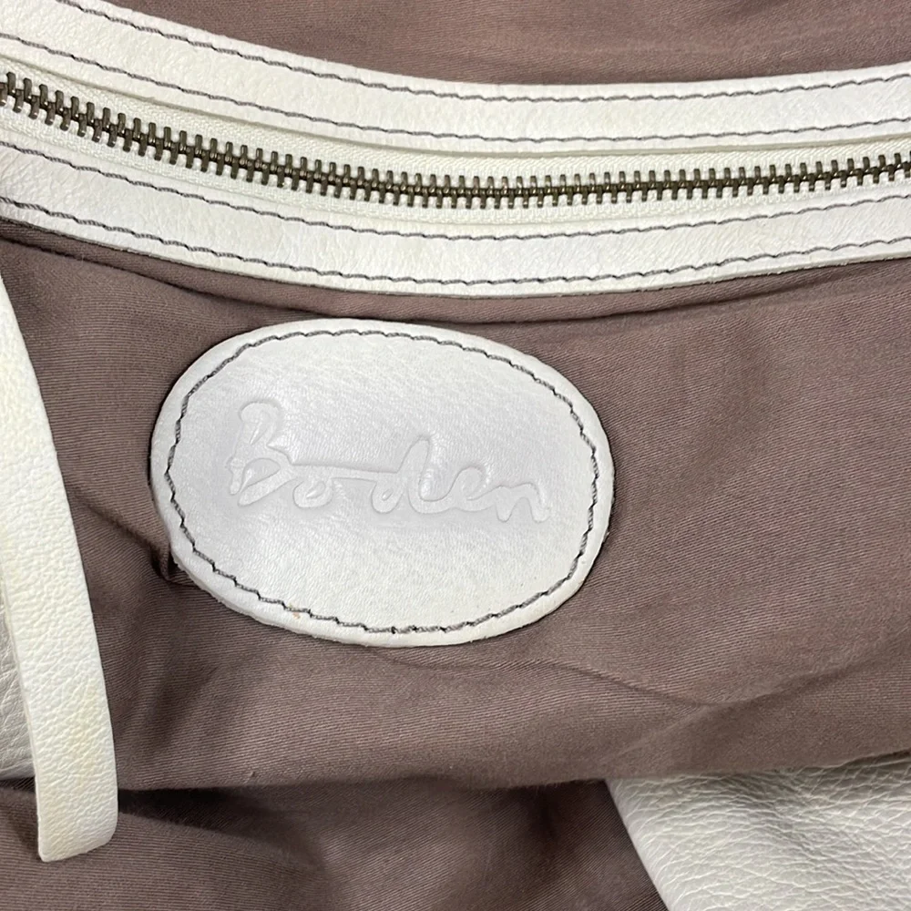 Boden Cream Satchel Bag